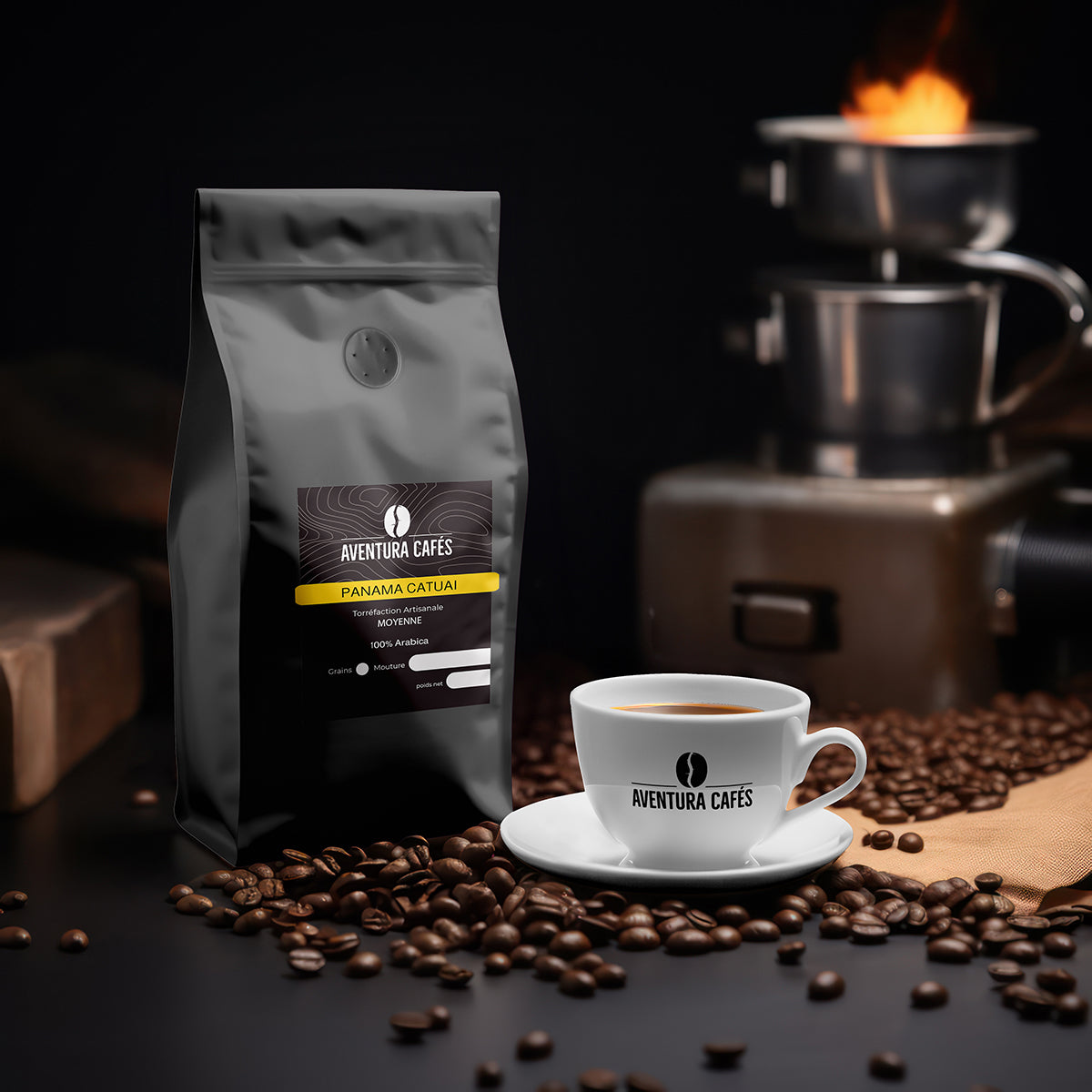 Sac de café Panama Catuai Aventura Cafés
